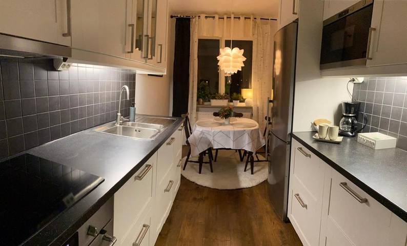 Ferienwohnung für 6 Personen, mit Balkon und Terrasse sowie Garten und Ausblick in Nässjö