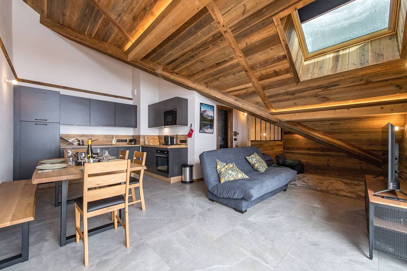 Apartamento vacacional entero, Apartamento de vacaciones para 6 personas con balcón in Valmeinier, Región de Saint-Jean-de-Maurienne