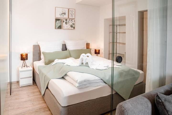 Ferienwohnung für 2 Personen, mit Ausblick und Terrasse, mit Haustier in Passau