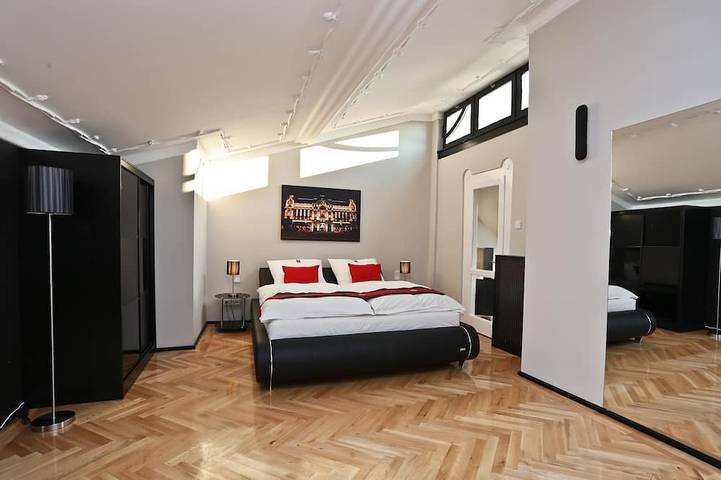 Ganze Wohnung, Art Nouveau Penthouse Budapest Panorama in Budapest, Danube-Ipoly National Park