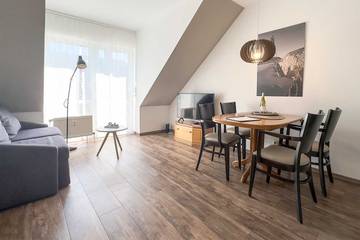 Ferienwohnung für 4 Personen, mit Sauna und Balkon in Duhnen