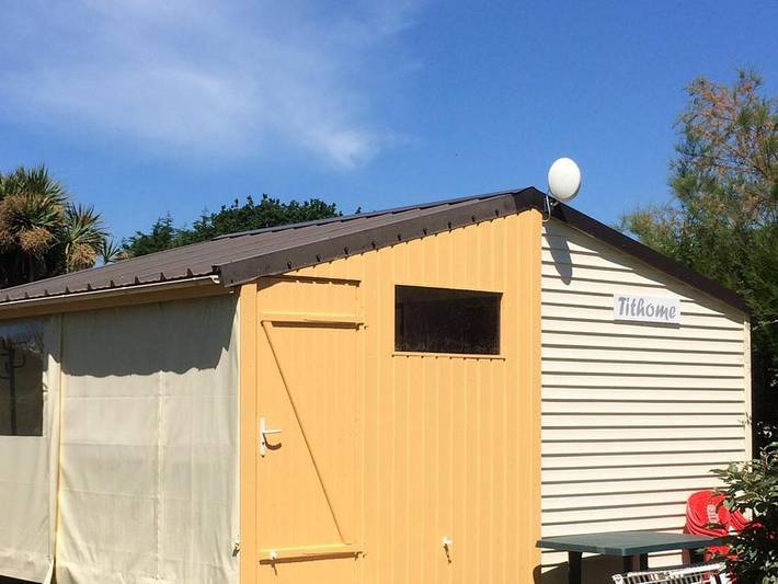 Camping Le Rivage - Mobilheim 4 personen - Tit'home Toilé, ohne Sanitäranlagen in Quettehou, Cherbourg und Umgebung