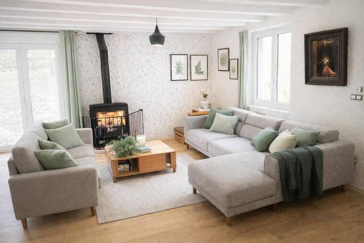 Location de vacances pour 14 personnes, avec Terrasse et Vue dans Marais des Moines
