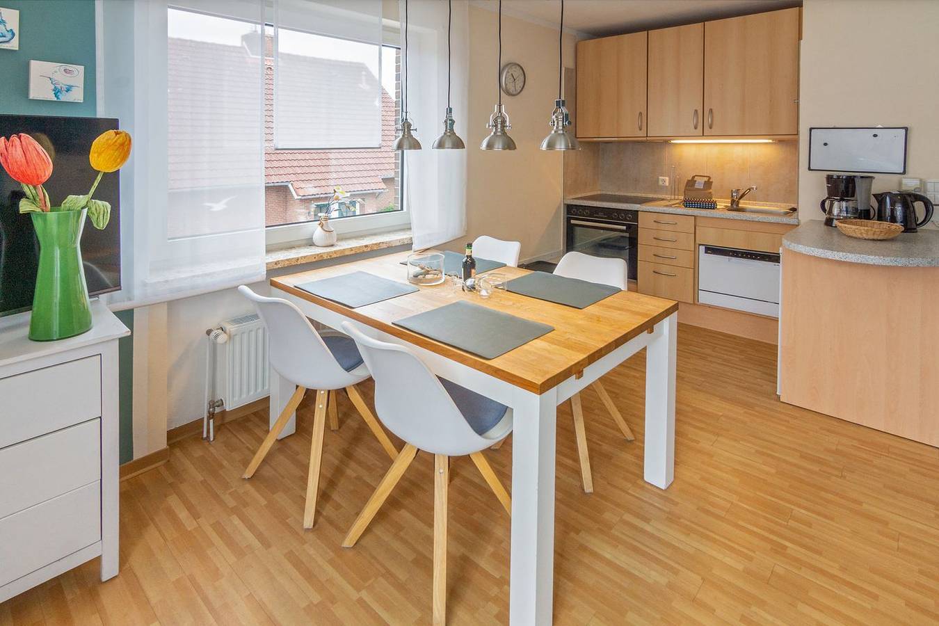 Ganze Wohnung, Ferienwohnung ruhig und strandnah für bis zu 4 Personen 64 m² in Strand Norddeich, Norddeich