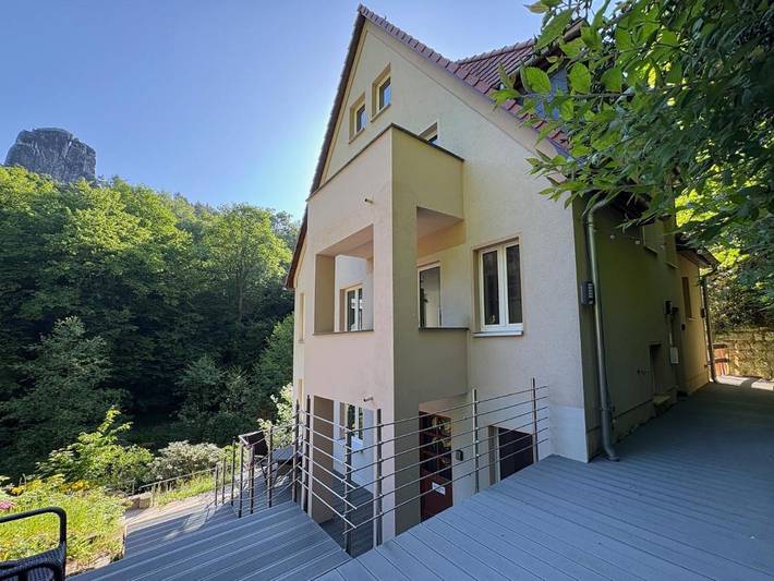 Ferienhaus für 7 Personen, mit Ausblick und Garten in Rathen - 2