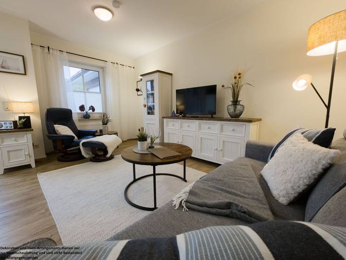 Ferienwohnung für 3 Personen, mit Terrasse und Garten in Horumersiel