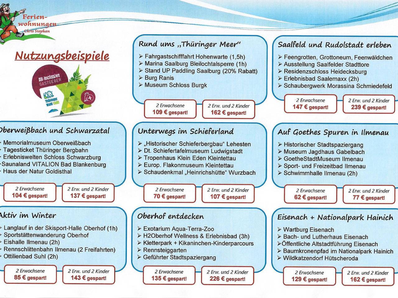 Ganze Ferienwohnung, Fw Stephan - Fw2 Ferienwohnung mit zwei Räumen in Oberweißbach/Thüringer Wald, Frankenwald
