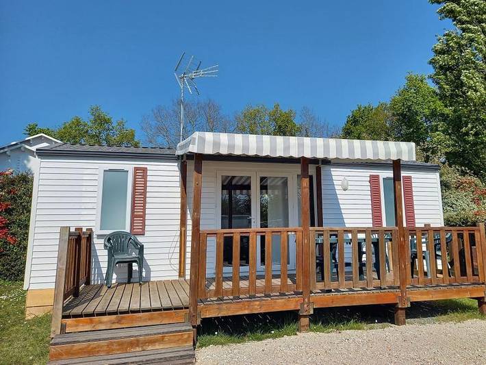 Camping Les P'tites Maisons dans la Prairie - Mobilheim 4 personen - Mobilheim Welcome - 2Ch 4 pers in Sallertaine, Vendée
