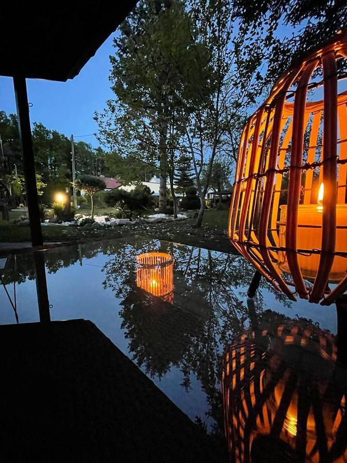 Dom wakacyjny dla 18 osób, z Balkon i Taras oraz Ogród i Widok na jezioro na Podlasie