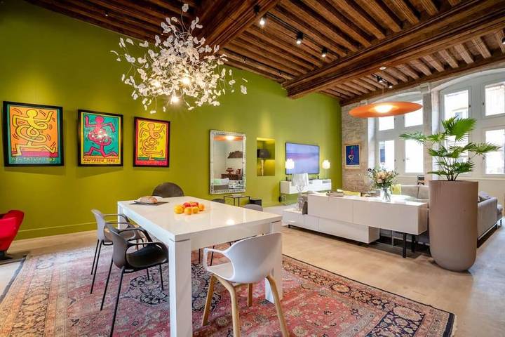 Appartement de vacances pour 10 personnes, avec vue et terrasse
