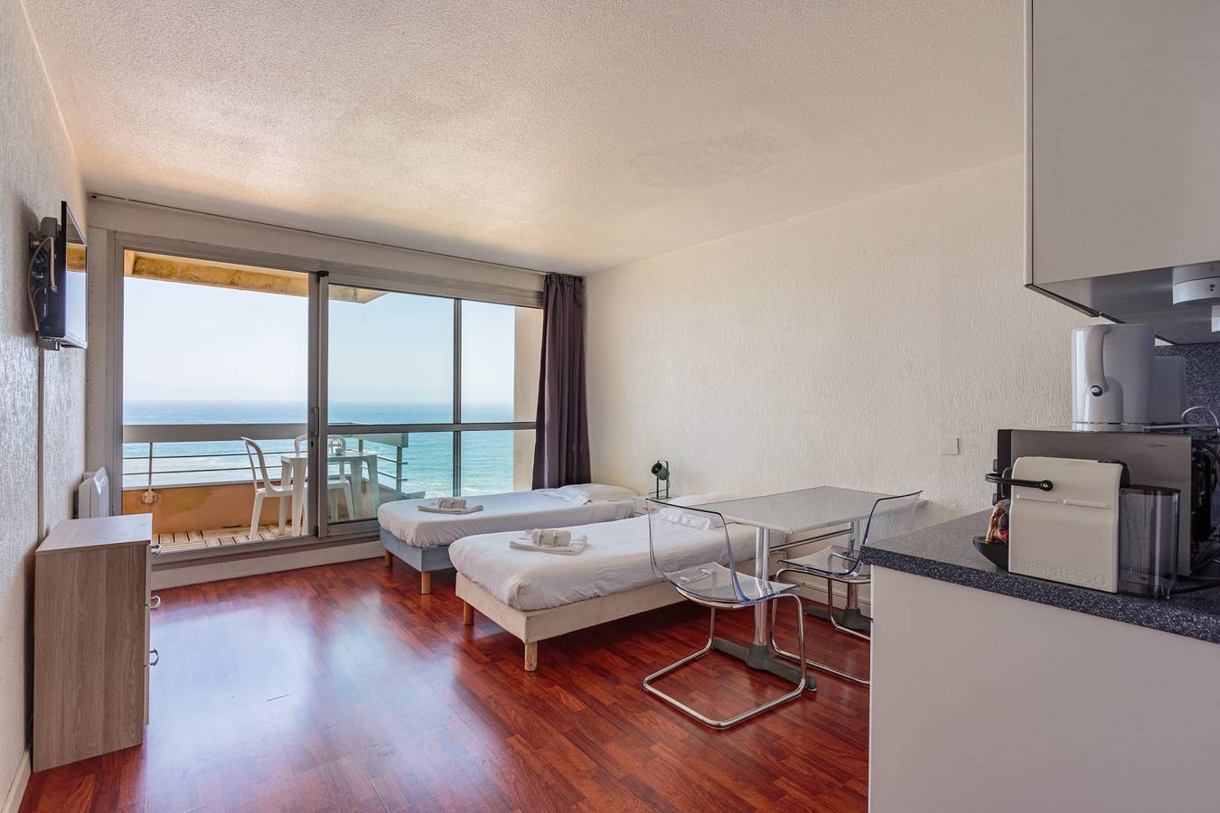 Helt studio, Studio Panorama, vue mer - Welkeys in Biarritz, Bayonneregionen