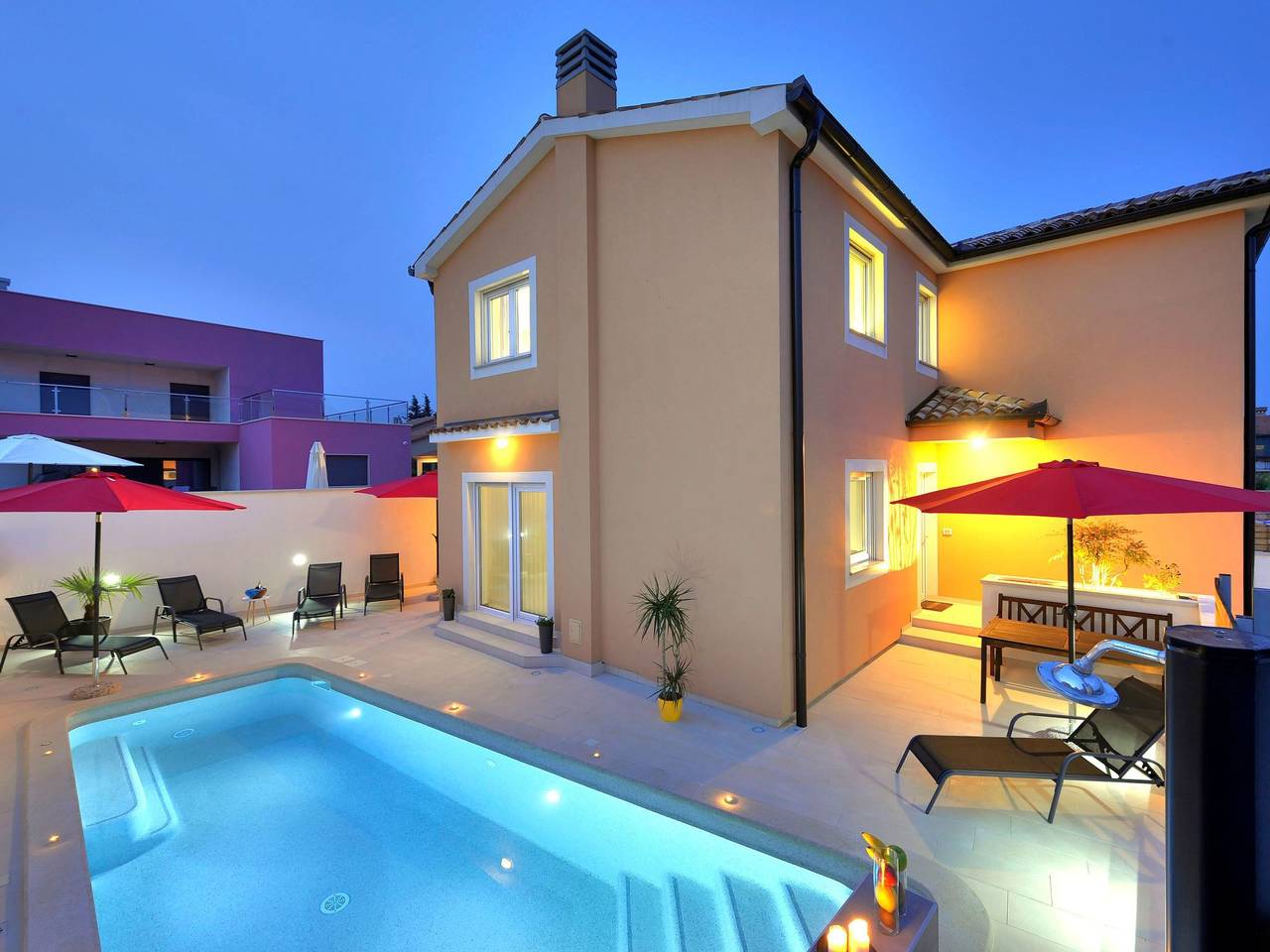 "Villa Amosa" in Sisan, Südküste Istrien