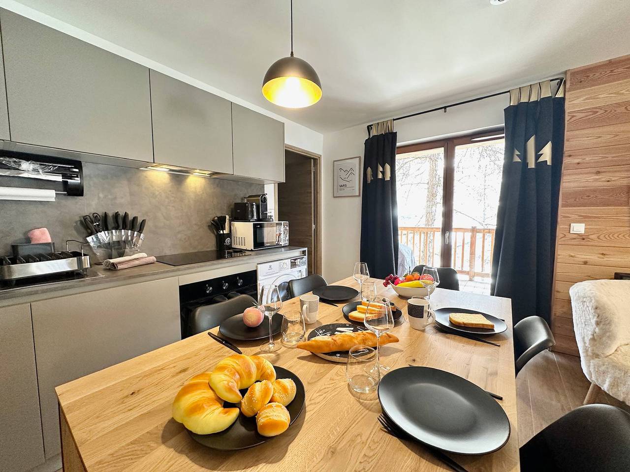 Apartamento entero, Vars - Apartamento amplio para 8, 2 camas dobles in Vars, Briançon region