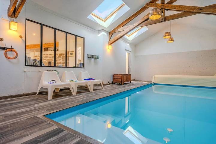 Maison de vacances pour 14 personnes, avec Terrasse et Jardin à Kerlouan