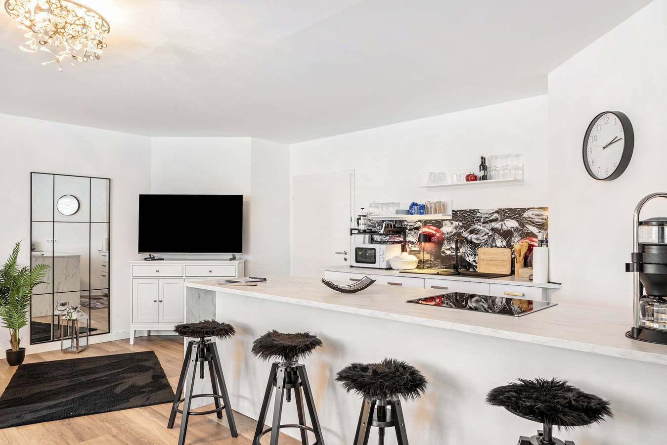 Ganze Wohnung, Ferienwohnung 'Ambiente 3' mit privatem Garten und Wlan in Naumburg (Hessen), Hessisches Bergland