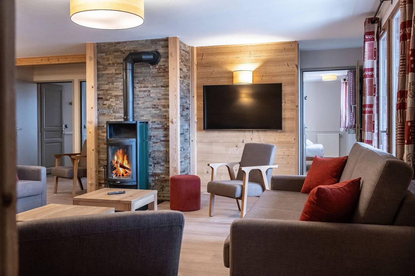 Appartement entier, Appartement de vacances pour 16 personnes avec piscine in Belle Plagne, La Plagne-Tarentaise