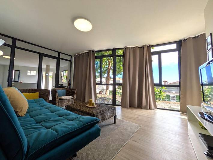 Apartamento de férias para 2 pessoas, com jardim e vista em Ribeira Brava