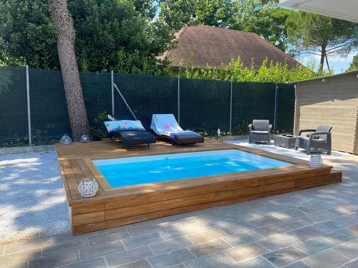 Ferienwohnung für 5 Personen, mit Kinderpool und Garten sowie Pool - 1