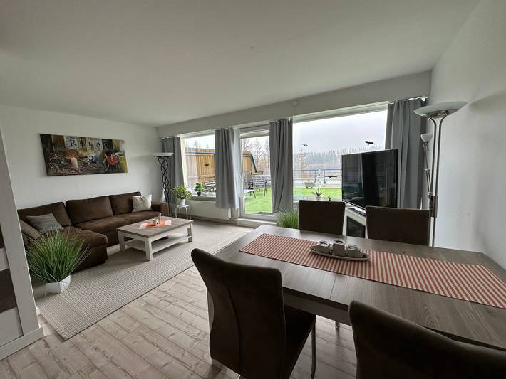 Ferienwohnung für 4 Personen, mit Terrasse und Pool sowie Sauna und Ausblick in Braunlage
