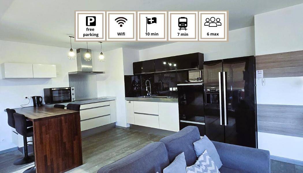 Appartement entier, Two-Bedroom Apartment in Annemasse, Région de Saint-Julien-en-Genevois
