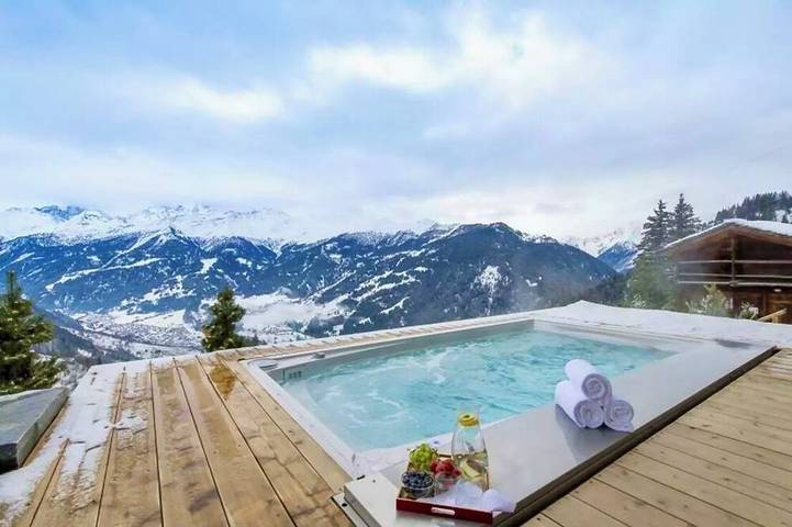 Ferienhaus für 12 Personen, mit Whirlpool und Sauna in Verbier
