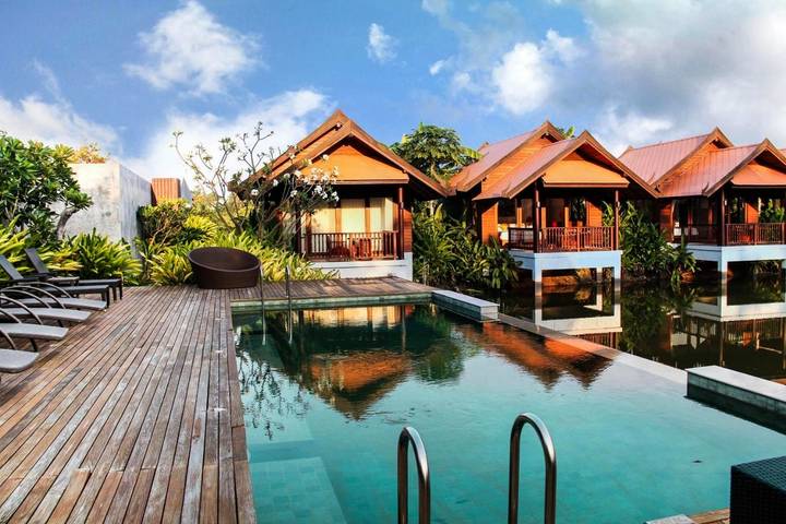 Vakantiepark voor 4 personen, with zwembad and uitzicht as well as tuin op Koh Samui