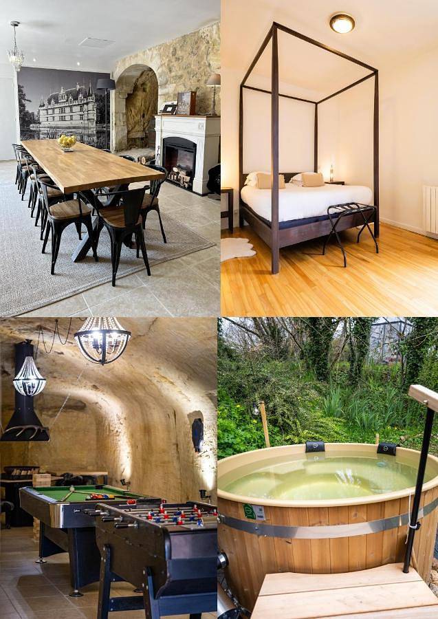 Location de vacances pour 2 personnes, avec jardin et vue à Azay-le-Rideau