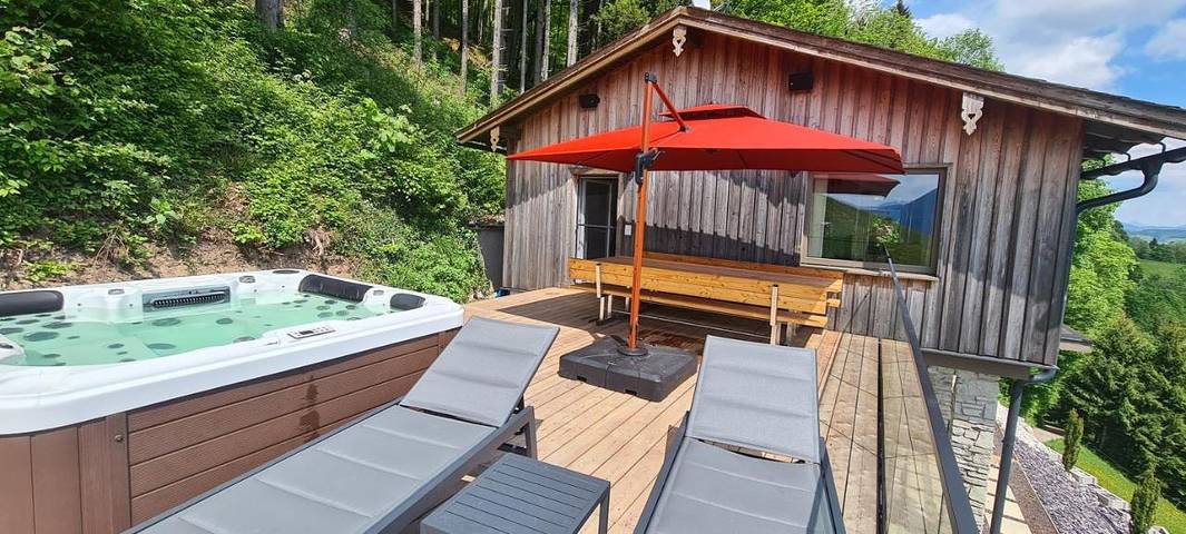 Ferienhaus für 4 Personen, mit Ausblick und Seeblick sowie Pool und Garten, mit Haustier im Salzkammergut - 4