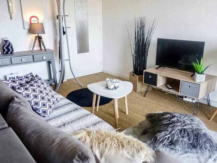 Gîte pour 4 personnes, avec balcon dans Gare D Arcachon