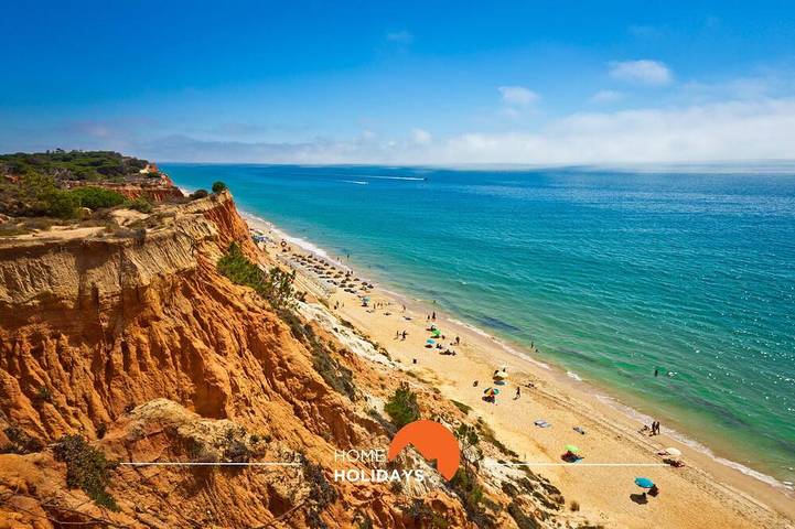 Chalé para 4 pessoas, com varanda e jardim no Algarve