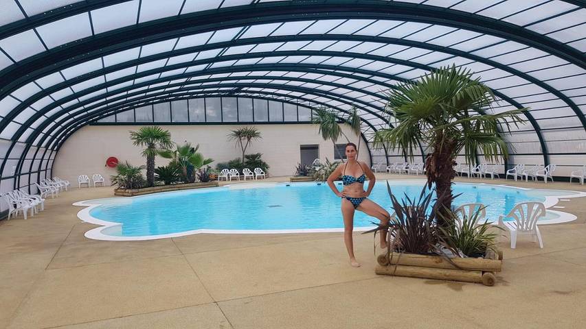 Parc de vacances pour 4 personnes, avec piscine et jardin à Hermanville-sur-Mer