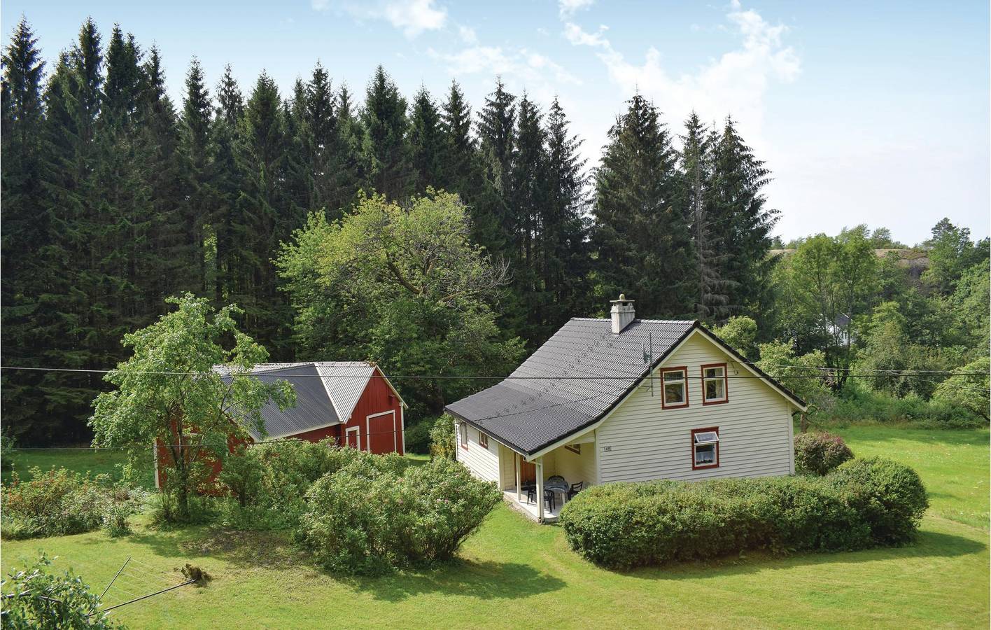 Ferienhaus für 4 Personen mit Terrasse in Etne