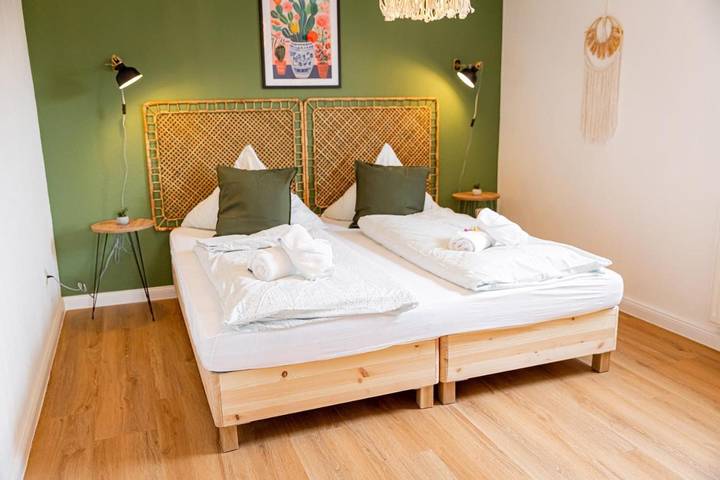 Ferienwohnung für 4 Personen, mit Balkon und Terrasse sowie Ausblick in Horumersiel