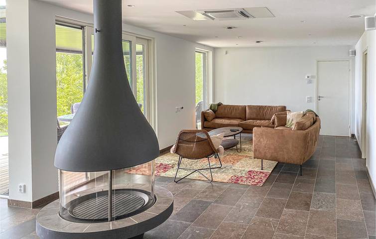 Ferienhaus für 5 Personen, mit Sauna und Seeblick sowie Terrasse und Garten am Bolmen - 4