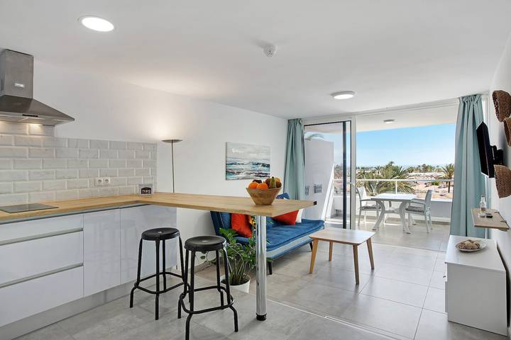 Location de vacances pour 4 personnes, avec Balcon à Playa del Inglés