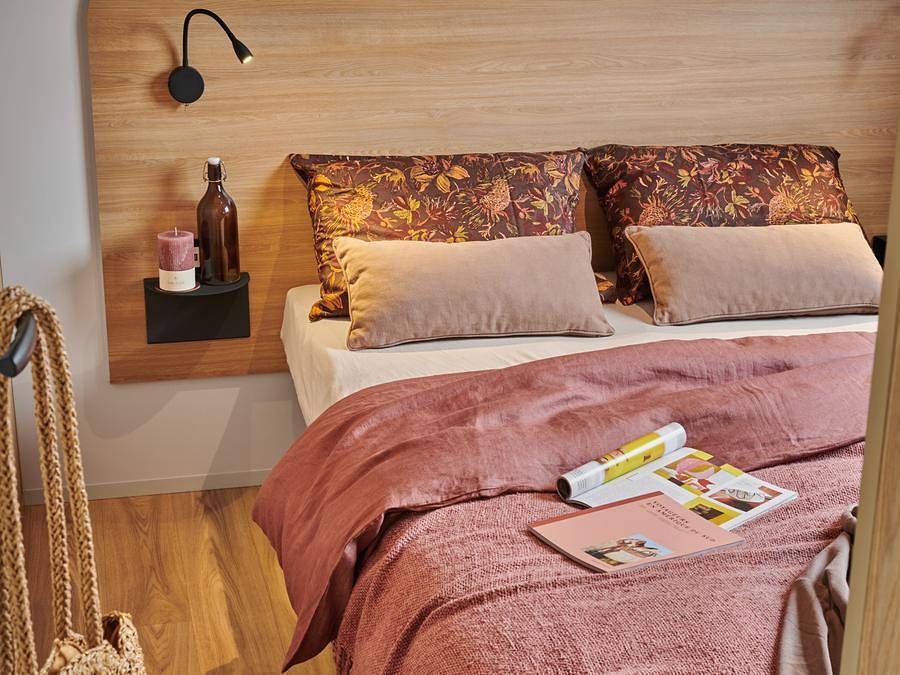 Camping Vert Gapeau - Mobilhome 5 personas - Casa móvil Bamboo de 2 dormitorios con aire acondicionado (33 m²) in Hyeres, Region de Toulon