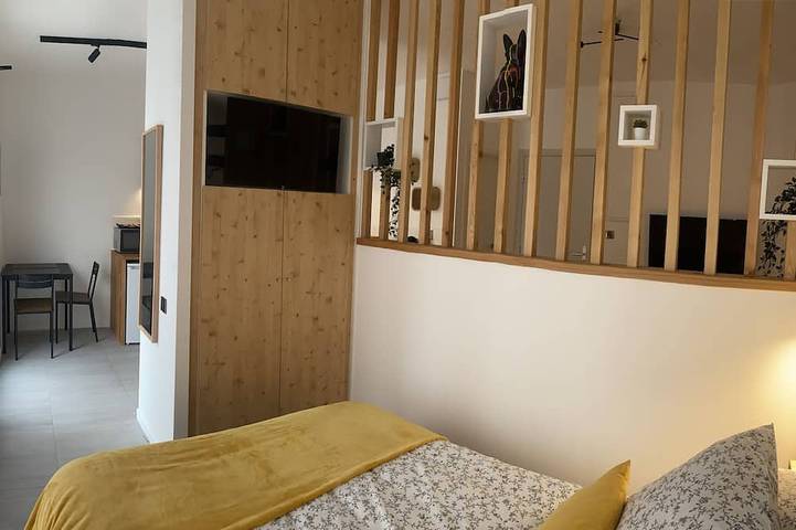 Apartamento entero, Studio 2 minutes from the Nancy Thermal complex in Nancy, Región de Nancy