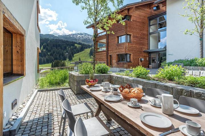 Ferienhaus für 2 Personen, mit Terrasse und Ausblick