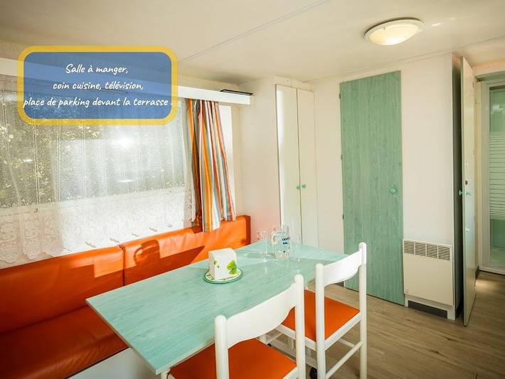 Mobil home pour 3 personnes, avec Bassin pour enfant à Reynès - 2