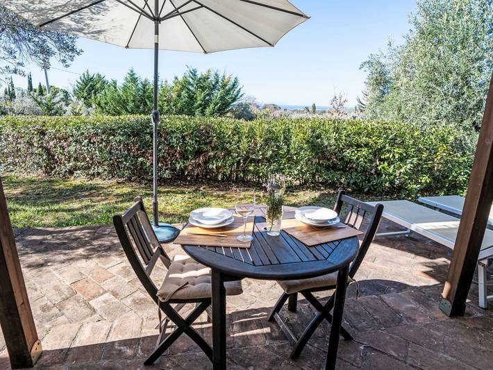 Ferienhaus mit Meerblick für 3 Personen, mit Terrasse und Garten sowie Ausblick, mit Haustier in der Toskana - 2