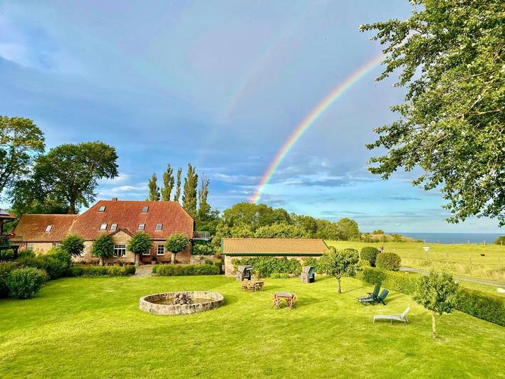 Ferienwohnung für 3 Personen, mit Terrasse und Garten sowie Sauna und Ausblick in Putgarten - 2