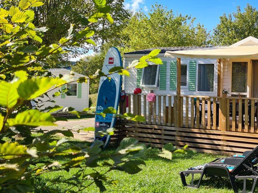 Camping Les Calquières - Mobilheim 6 personen - Twinny 3 Schlafzimmer in Sévérac-le-Château, Parc naturel régional des Grands Causses