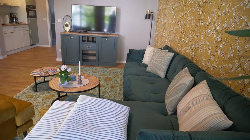 Ferienwohnung für 2 Personen, mit Seeblick und Garten sowie Sauna in Malchow