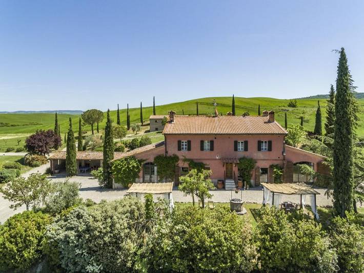 Villa per 15 persone, con Giardino e Piscina in Val d’Orcia