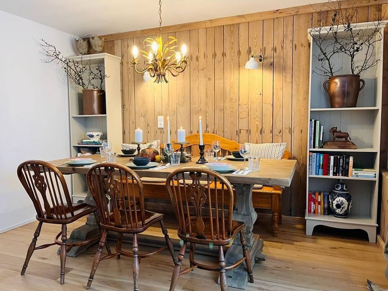 Ferienhaus Slichtemolen im Grünen mit 3 Schlafzimmern - Ferienhaus Slichtemolen in Hessenburg, Saal