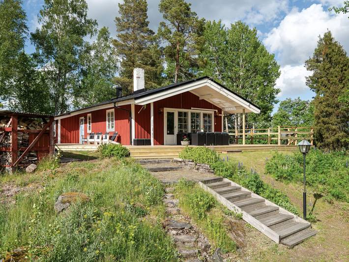 Ferienhaus für 8 Personen, mit Terrasse in Mittelschweden