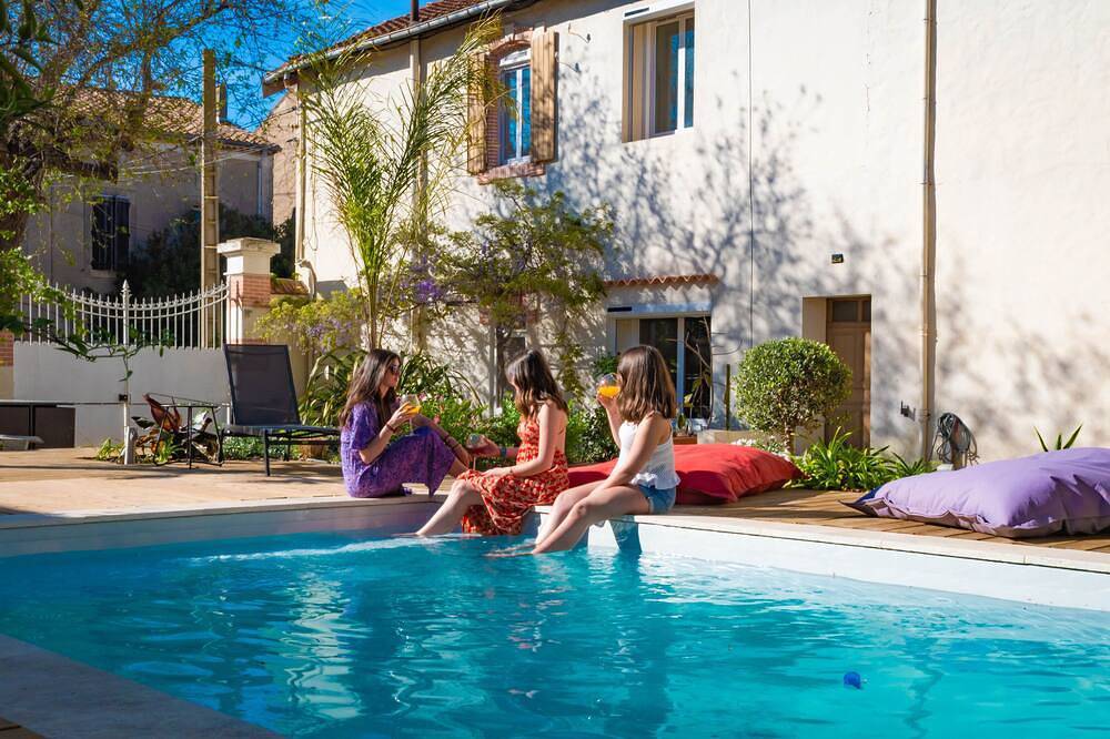 Maison Bonnet - Gîte de charme avec piscine privée in Saint-Marcel-sur-Aude, Côte méditerranéenne (France)
