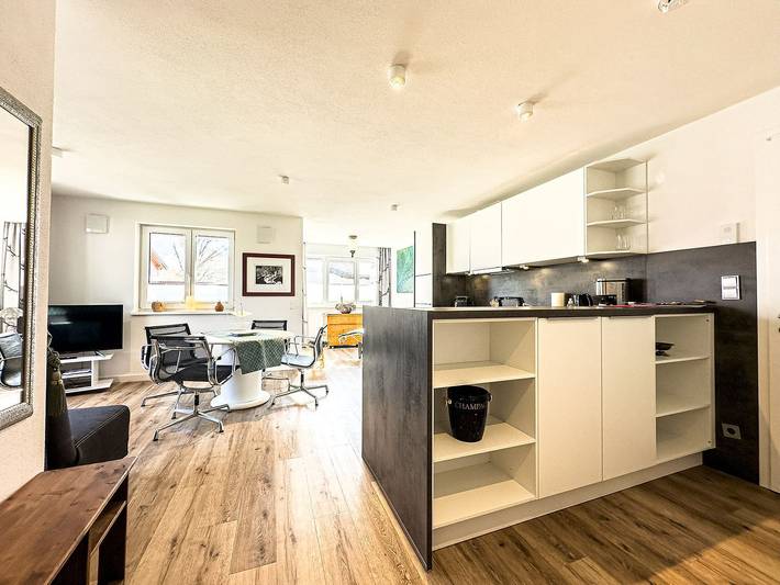 Ferienwohnung für 4 Personen, mit Balkon und Terrasse sowie Garten und Sauna in Oberstaufen - 2