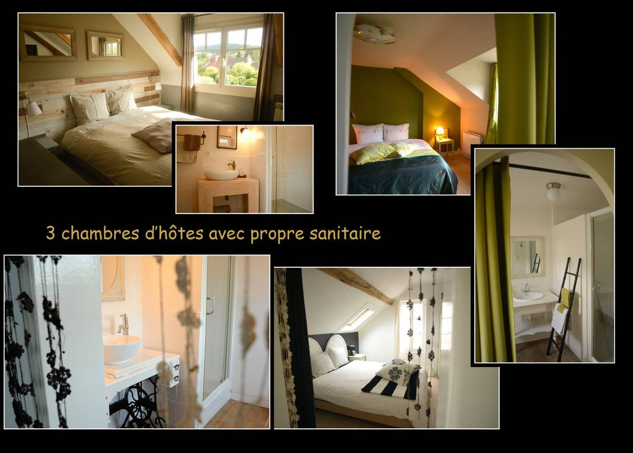 La Roseraie, chambres d'hôtes de charme - Chambre 17 in Lucenay-l'Évêque, Région d'Autun