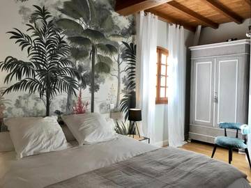 Gîte pour 2 personnes, avec piscine ainsi que jardin et vue à Mauvezin